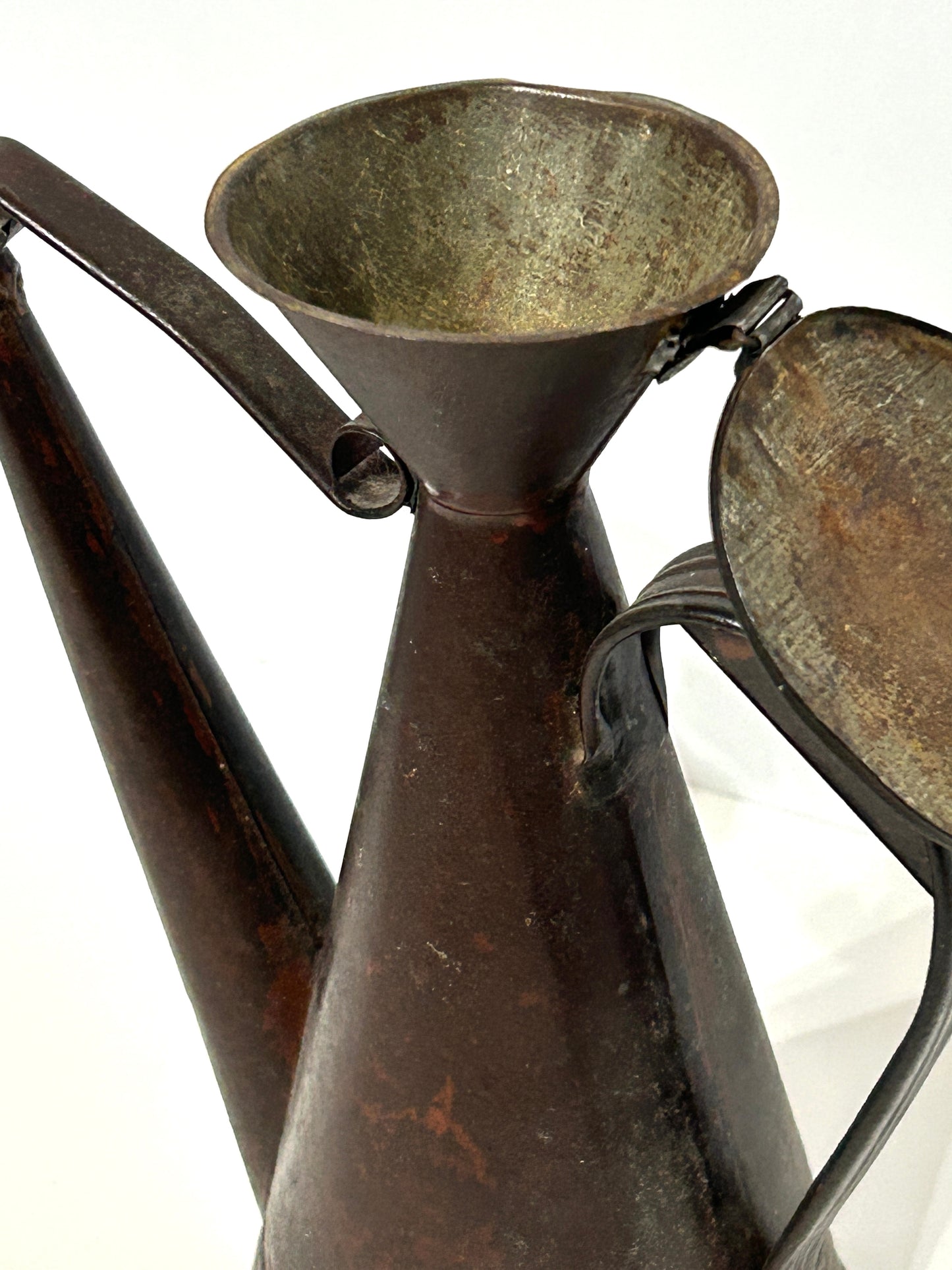 TIN ANTIQUE OIL PITCHER