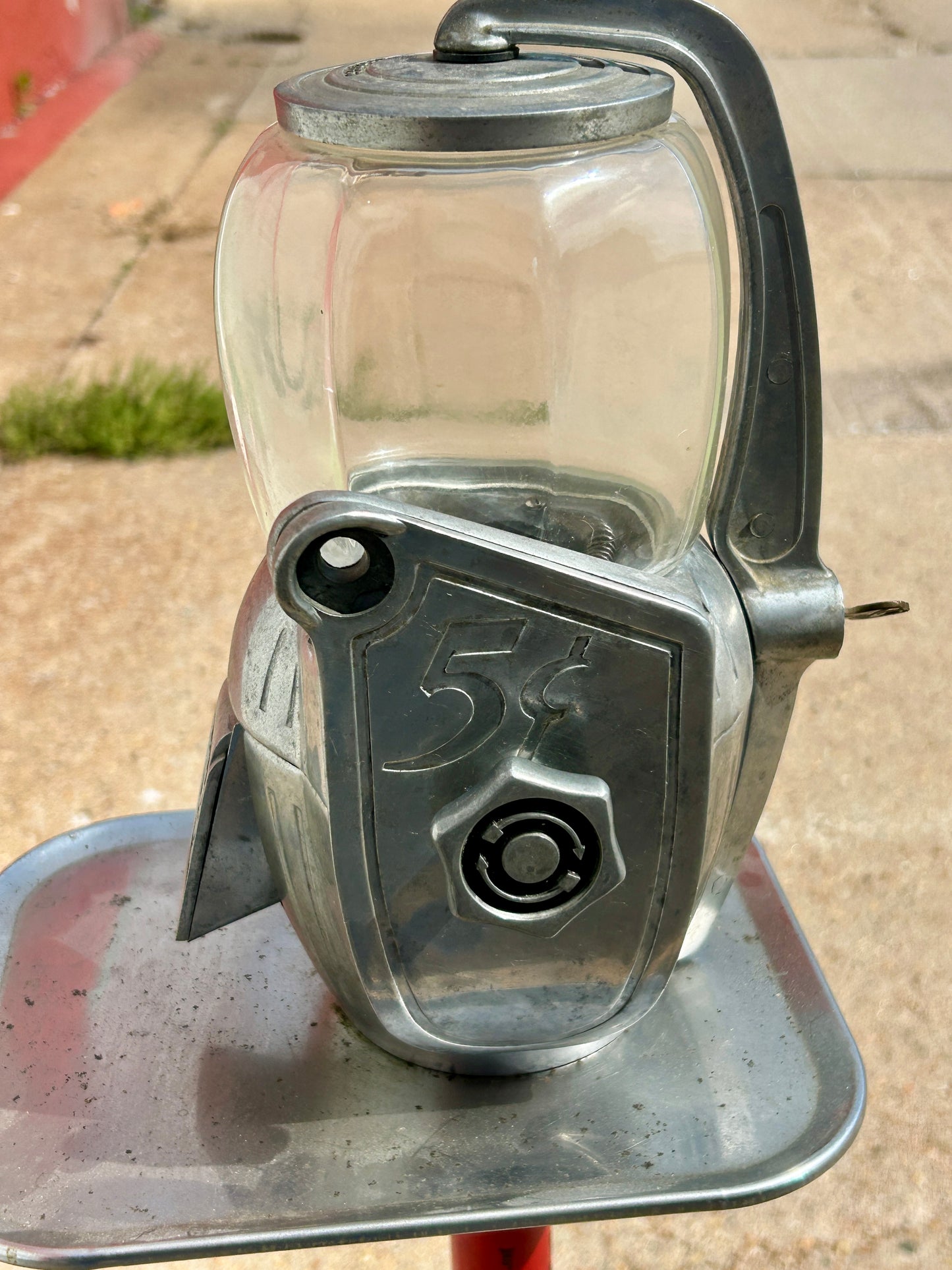 ATLAS BANTAM PEANUT OR GUM MACHINE WITH ORIGINAL STAND