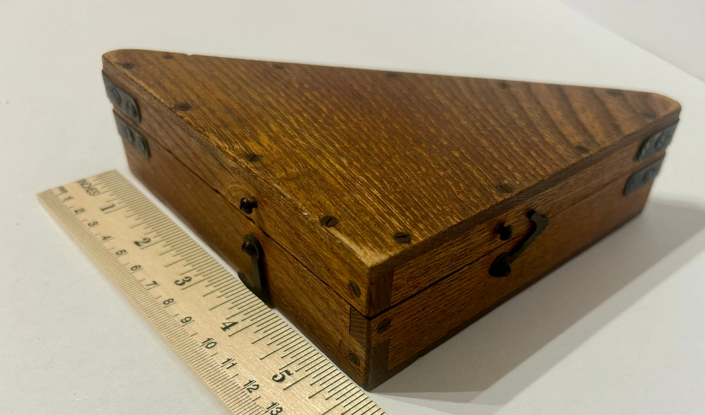JAPANESE WWII ARTILLERY BRASS CLINOMETER IN ORIGINAL CASE