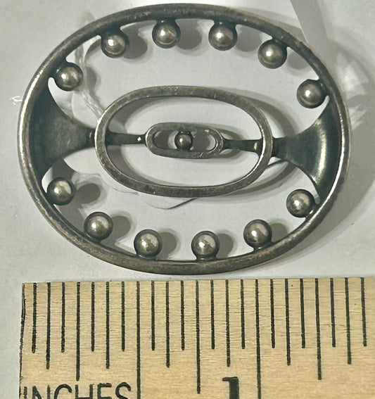 HANS HANSEN DANISH MODERN SILVER PIN