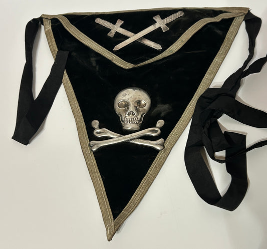 MASONIC KNIGHTS OF TEMPLAR ANTIQUE PAST COMMANDERS APRON