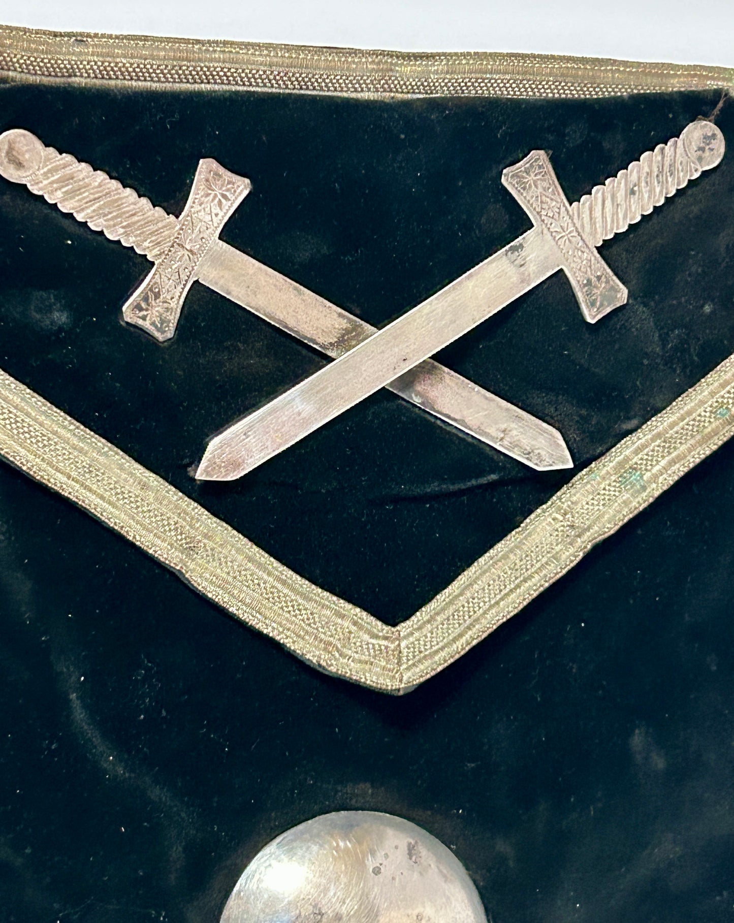 MASONIC KNIGHTS OF TEMPLAR ANTIQUE PAST COMMANDERS APRON