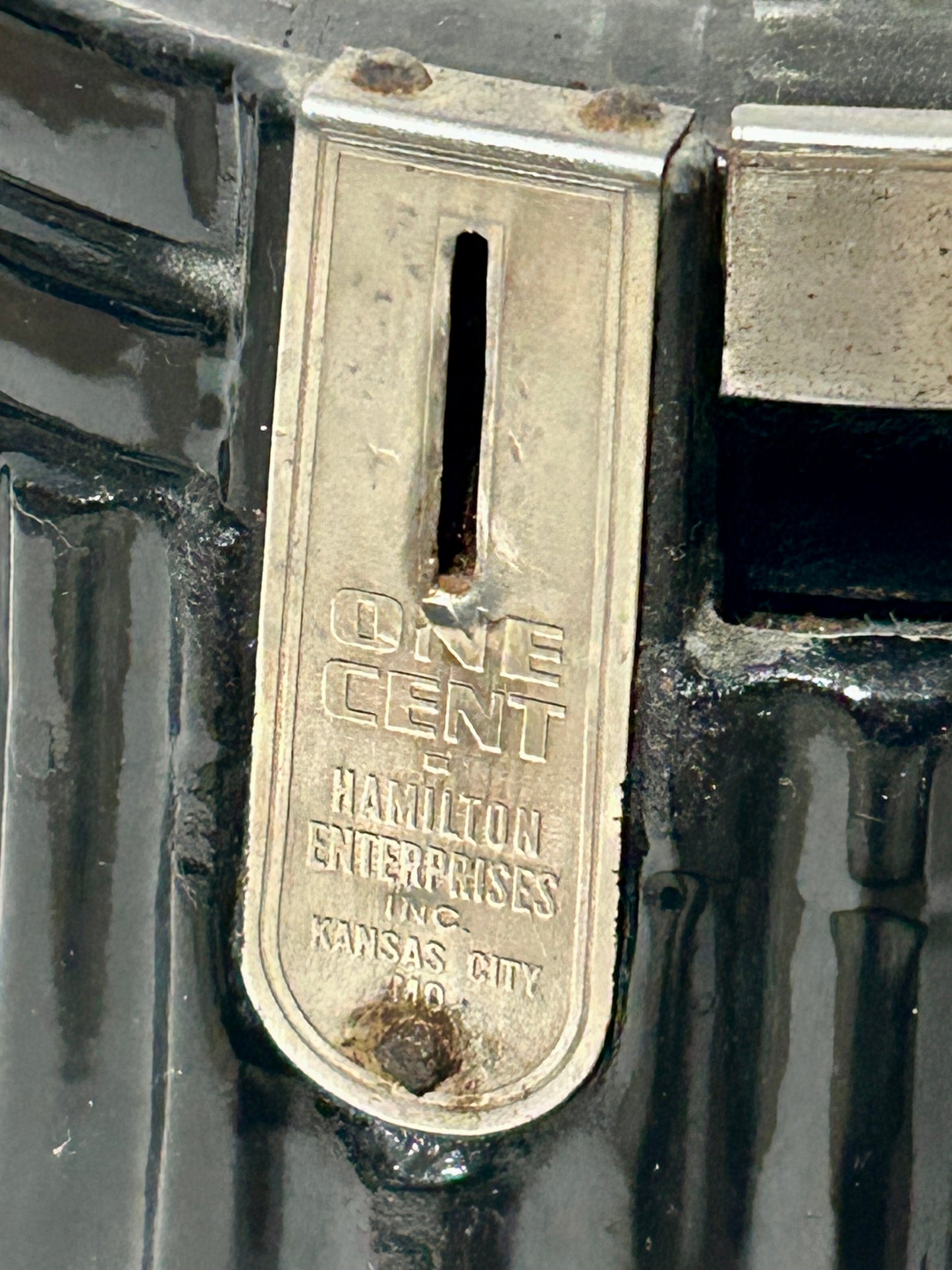 HAMILTON ENTERPRISES RARE ONE CENT GUMBALL MACHINE