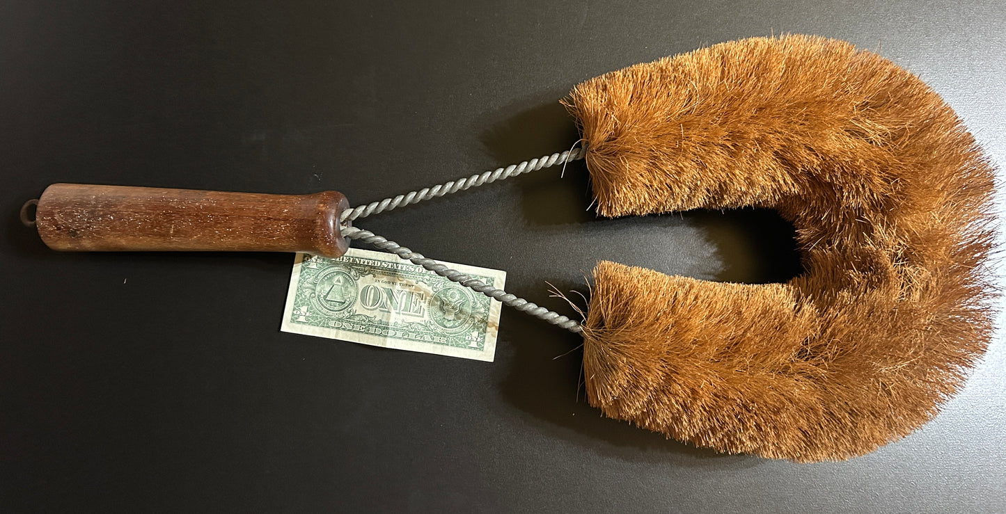 ANTIQUE OVERSIZE LARGE DISPLAY CLEANING BRUSH