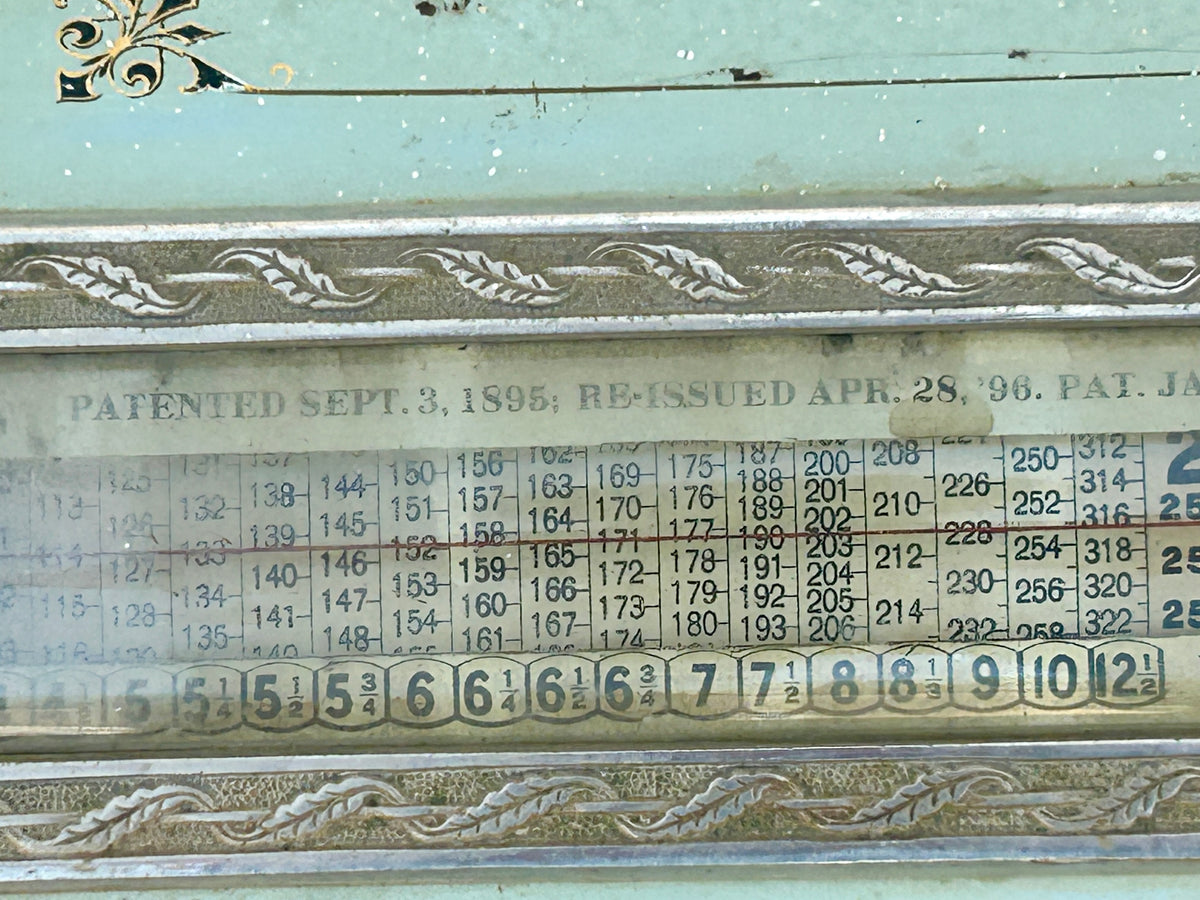 ANTIQUE HANGING GROCERY STORE COMPUTING SCALE