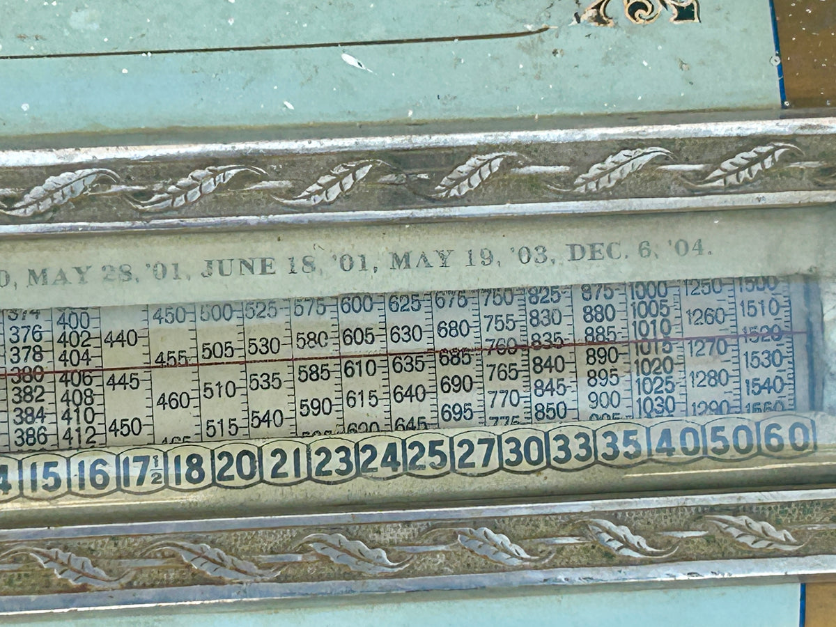 ANTIQUE HANGING GROCERY STORE COMPUTING SCALE