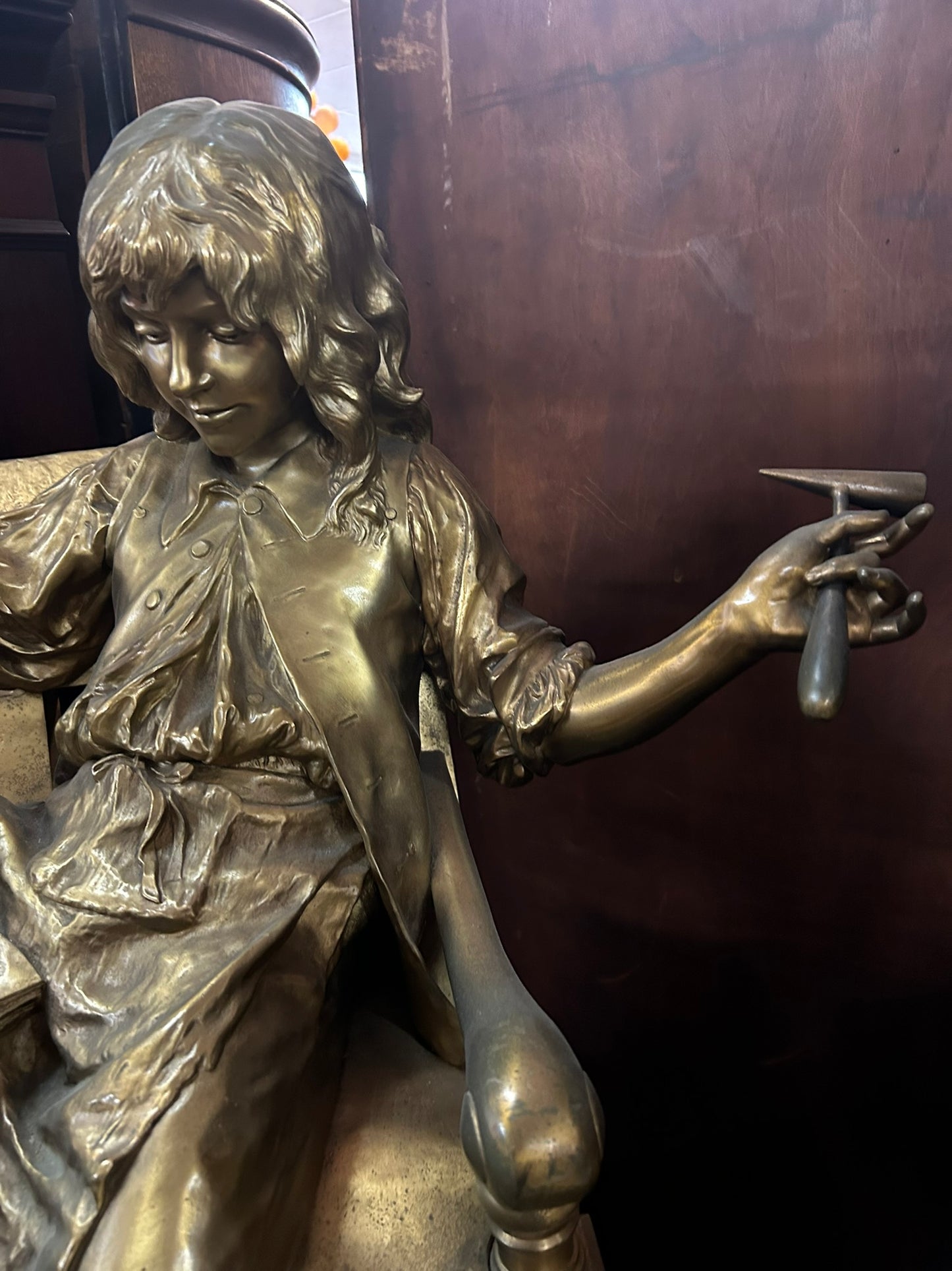 ADRIEN ETIENNE GAUDEZ FRENCH BRONZE SCULPTURE