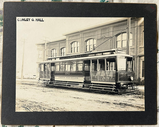 ANTIQUE PHOTOGRAPH SAN FRANCISCO CABLE CAR