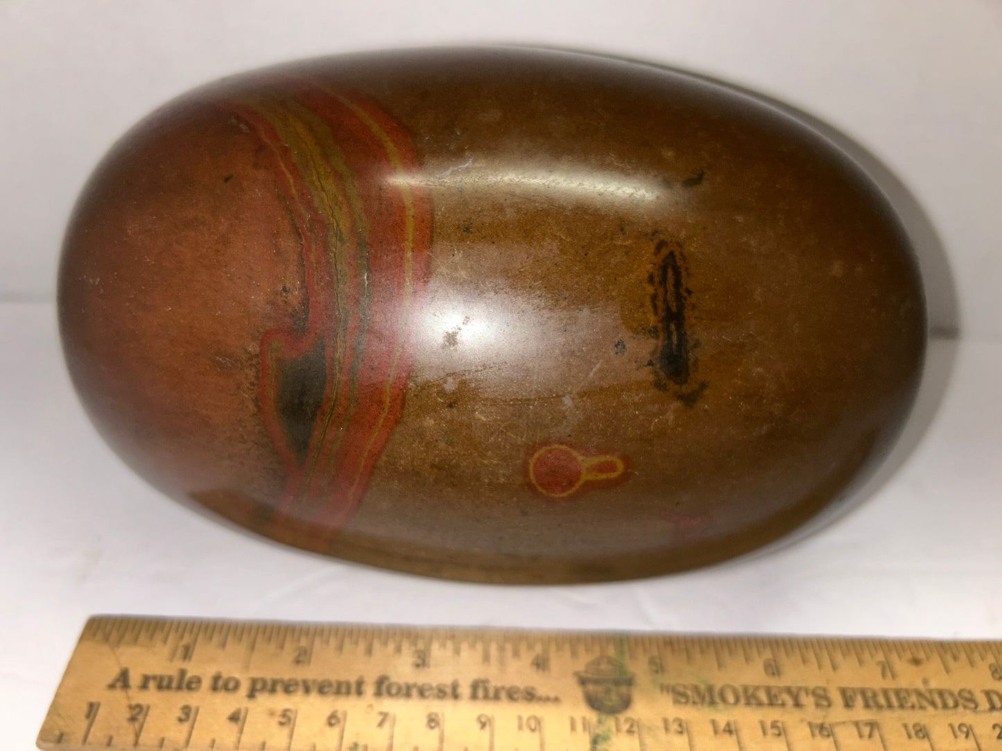 HINDU SHIVA LINGAM STONE FROM SACRED NARMADA RIVER