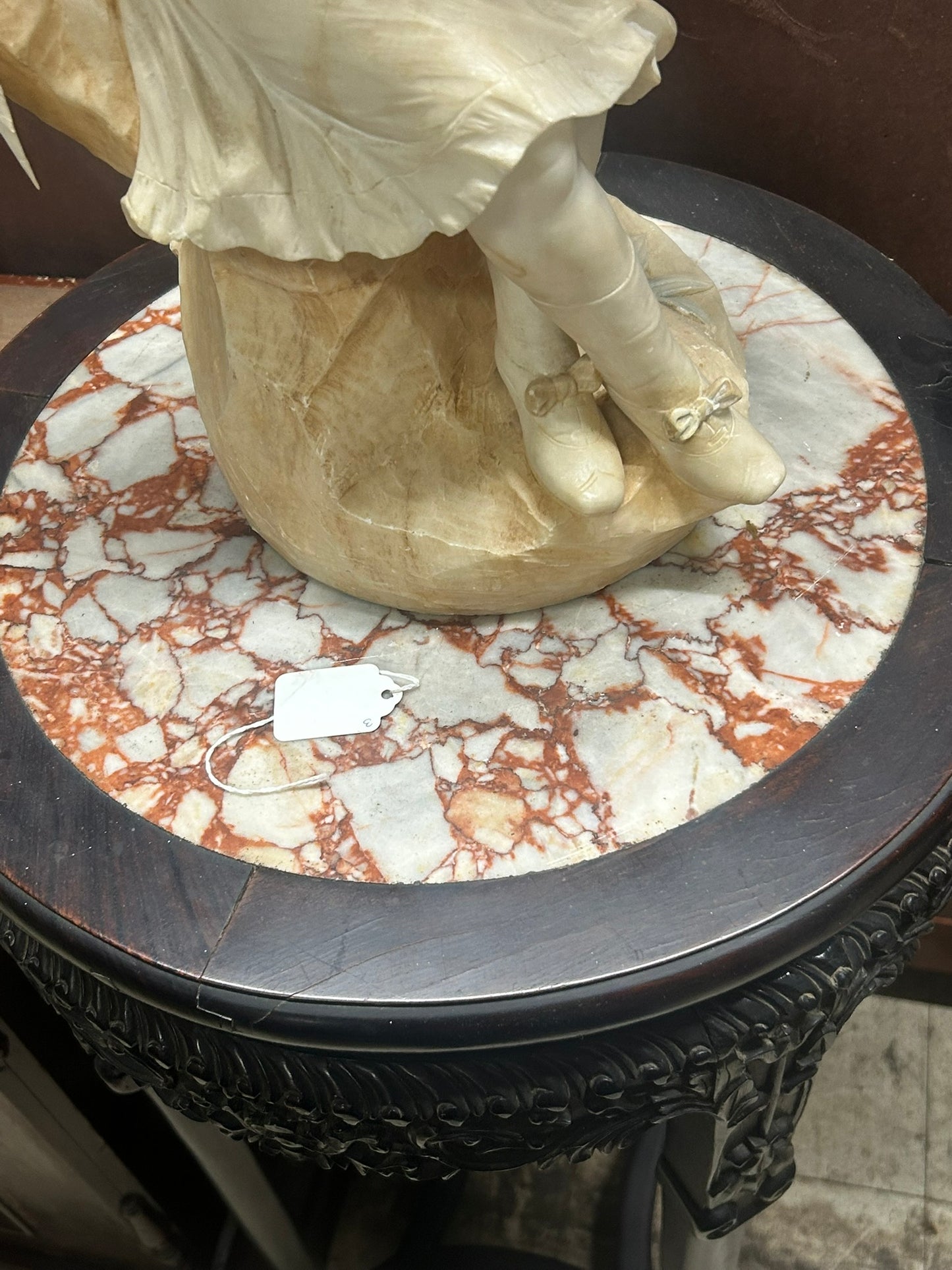 ANTIQUE CHINESE CARVED STAND