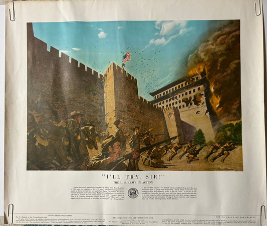 ARMY HISTORIC BATTLE SCENES POSTERS