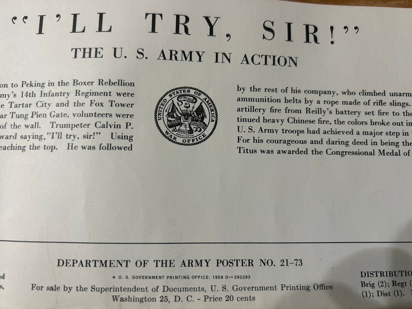ARMY HISTORIC BATTLE SCENES POSTERS