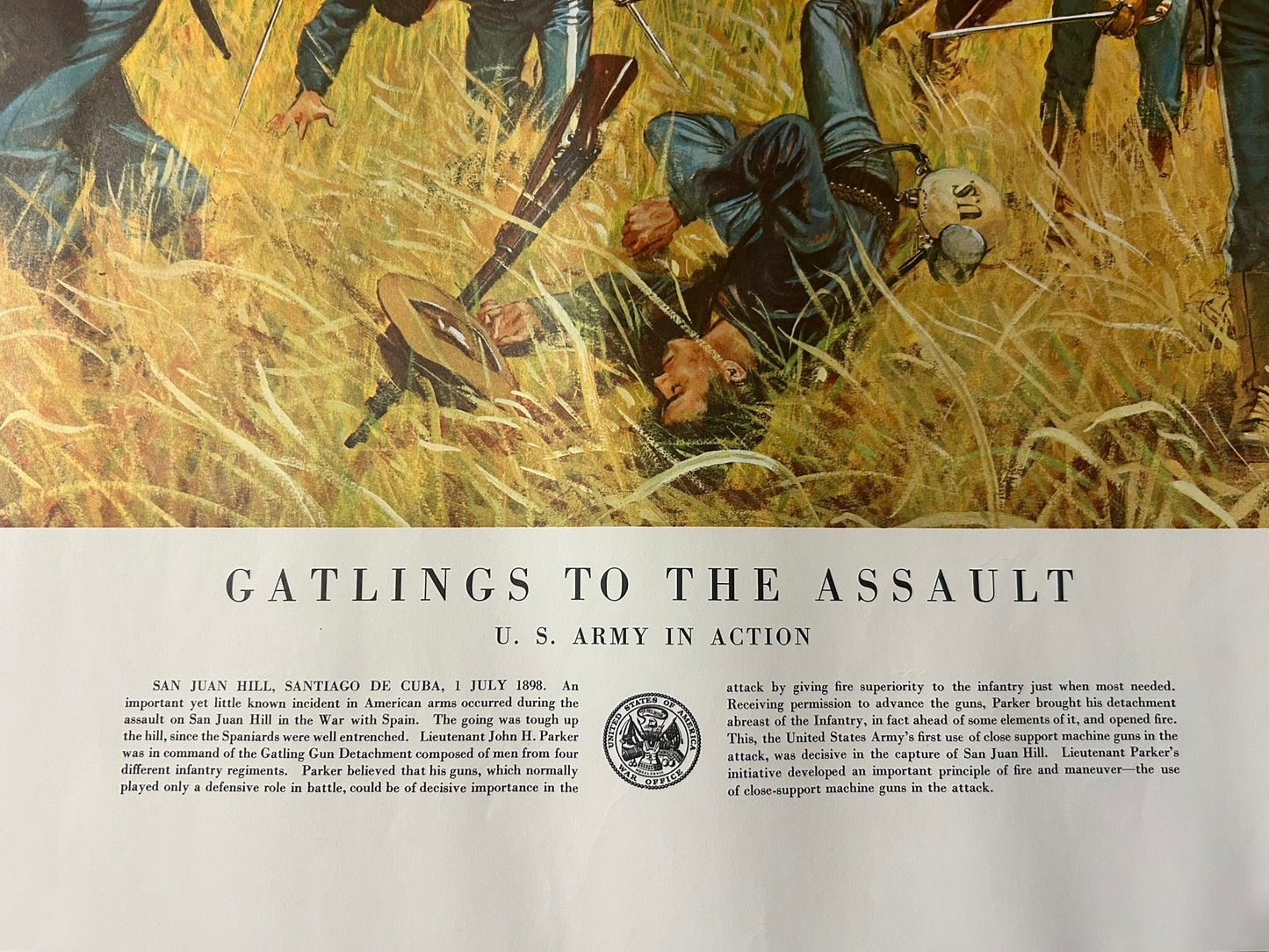 ARMY HISTORIC BATTLE SCENES POSTERS