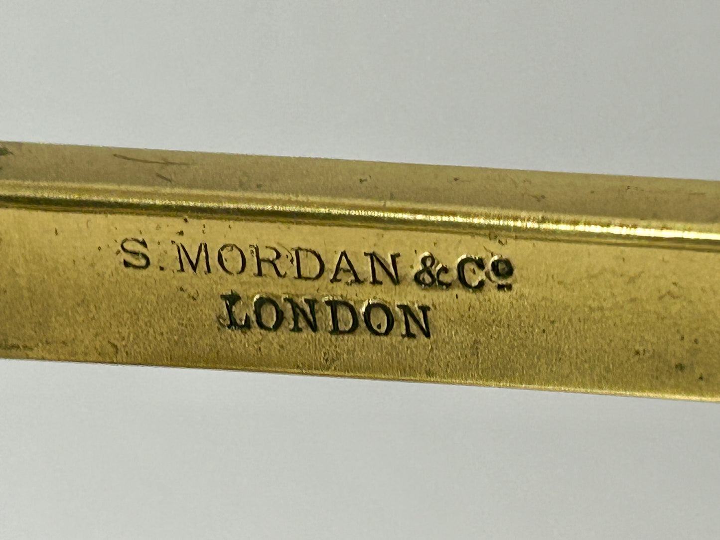 ANTIQUE SCALE BY S. MORDAN & CO., LONDON INLAND PARCELS POST