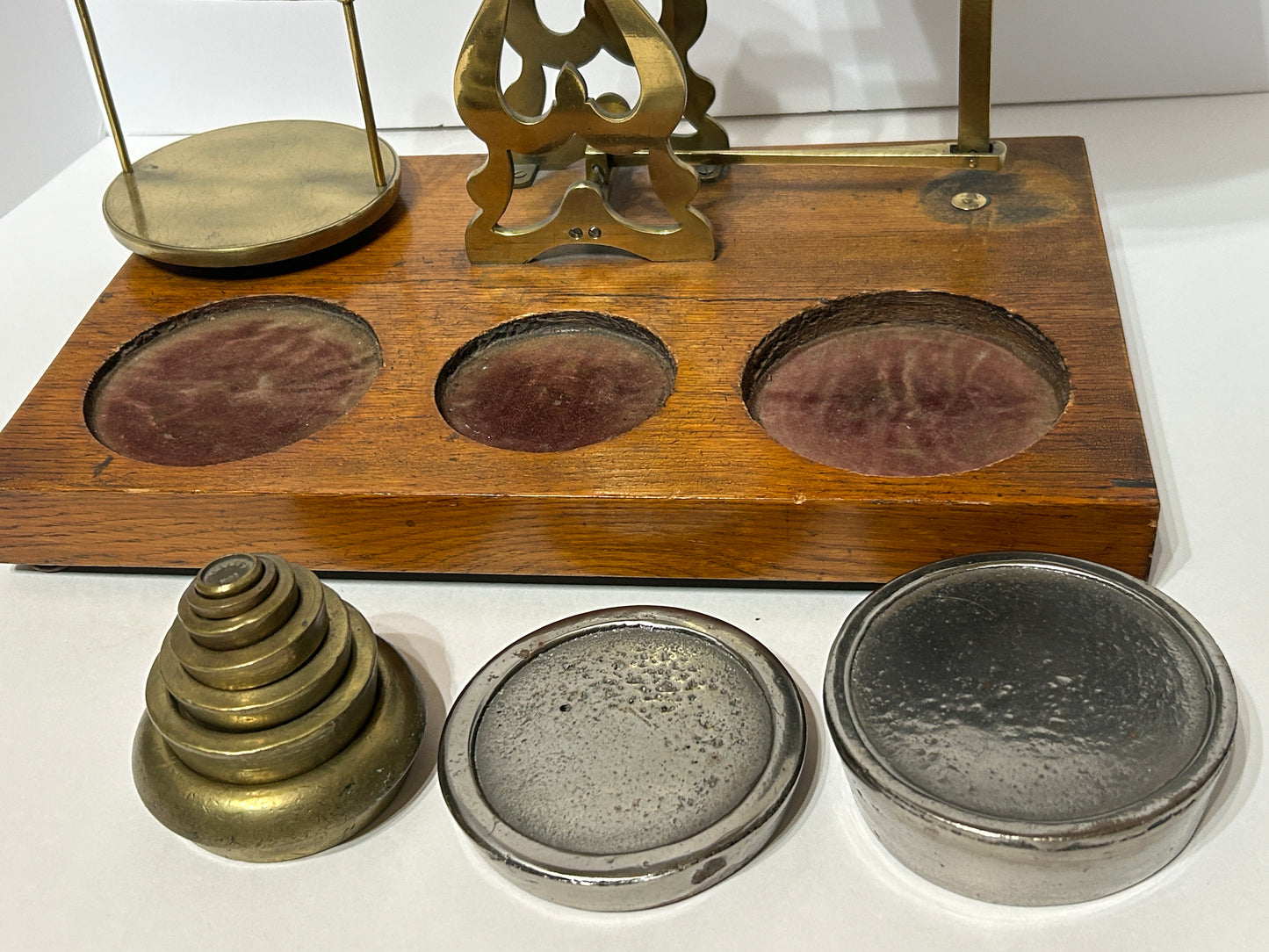 ANTIQUE SCALE BY S. MORDAN & CO., LONDON INLAND PARCELS POST