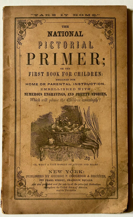 THE NATIONAL PICTORIAL PRIMER 1850 BOOKLET
