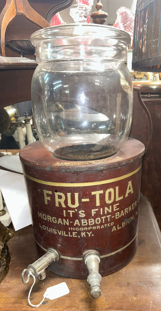 FRU-TOLA 1886 PAT. ANTIQUE SODA FOUNTAIN SYRUP DISPENSER