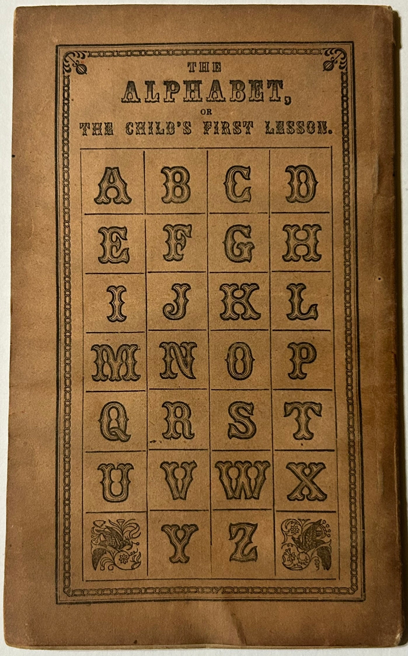 THE NATIONAL PICTORIAL PRIMER 1850 BOOKLET