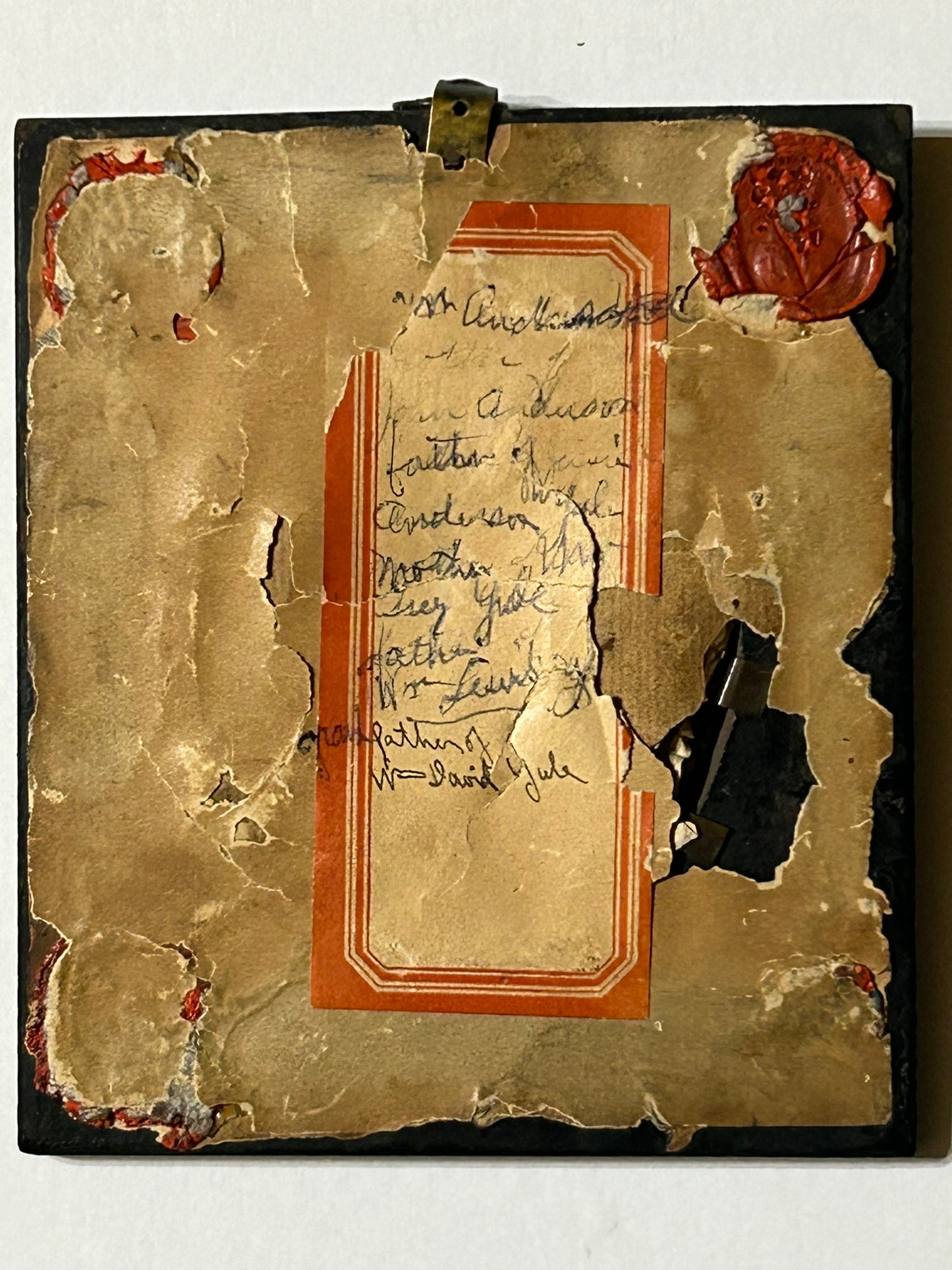 ANTIQUE PORTRAIT MINIATURE PAINTING IDENTIFIED