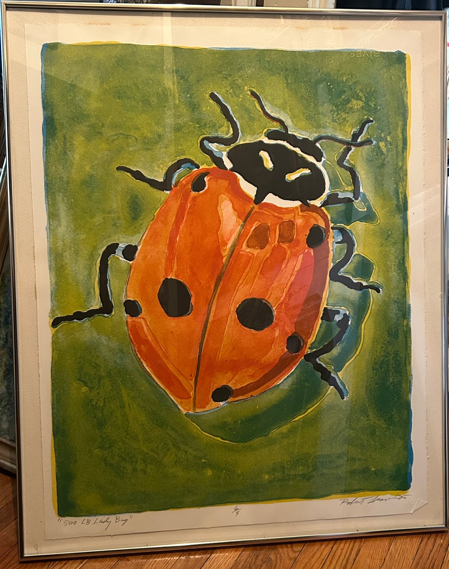 ROBERT WEAVER NEBRASKA ARTIST "500 LB LADY BUG"