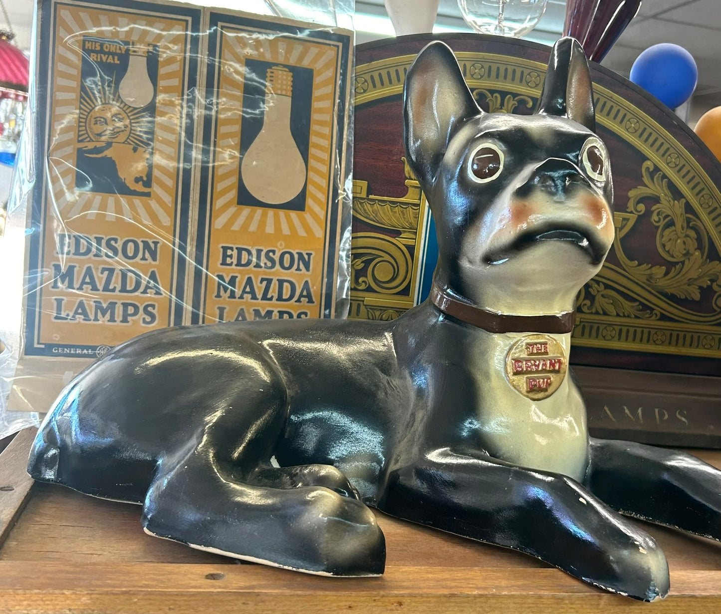 BRYANT PUP ADVERTISING DOG FIGURE