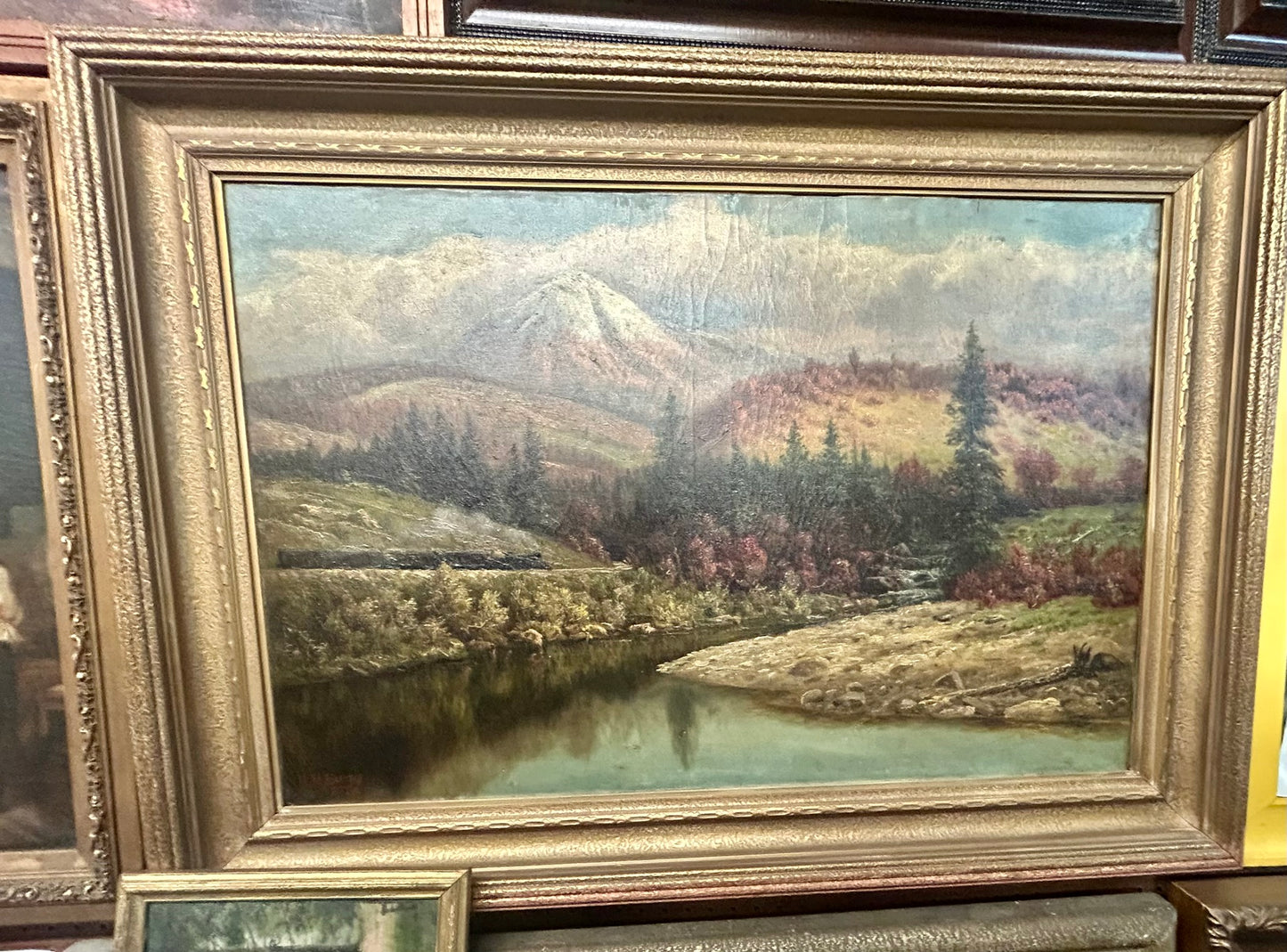 HENRY HOWARD BAGG NEBRASKA & CALIFORNIA ARTIST PAINTING