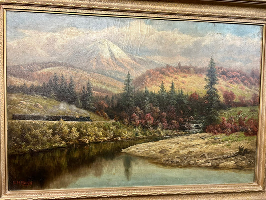 HENRY HOWARD BAGG NEBRASKA & CALIFORNIA ARTIST PAINTING