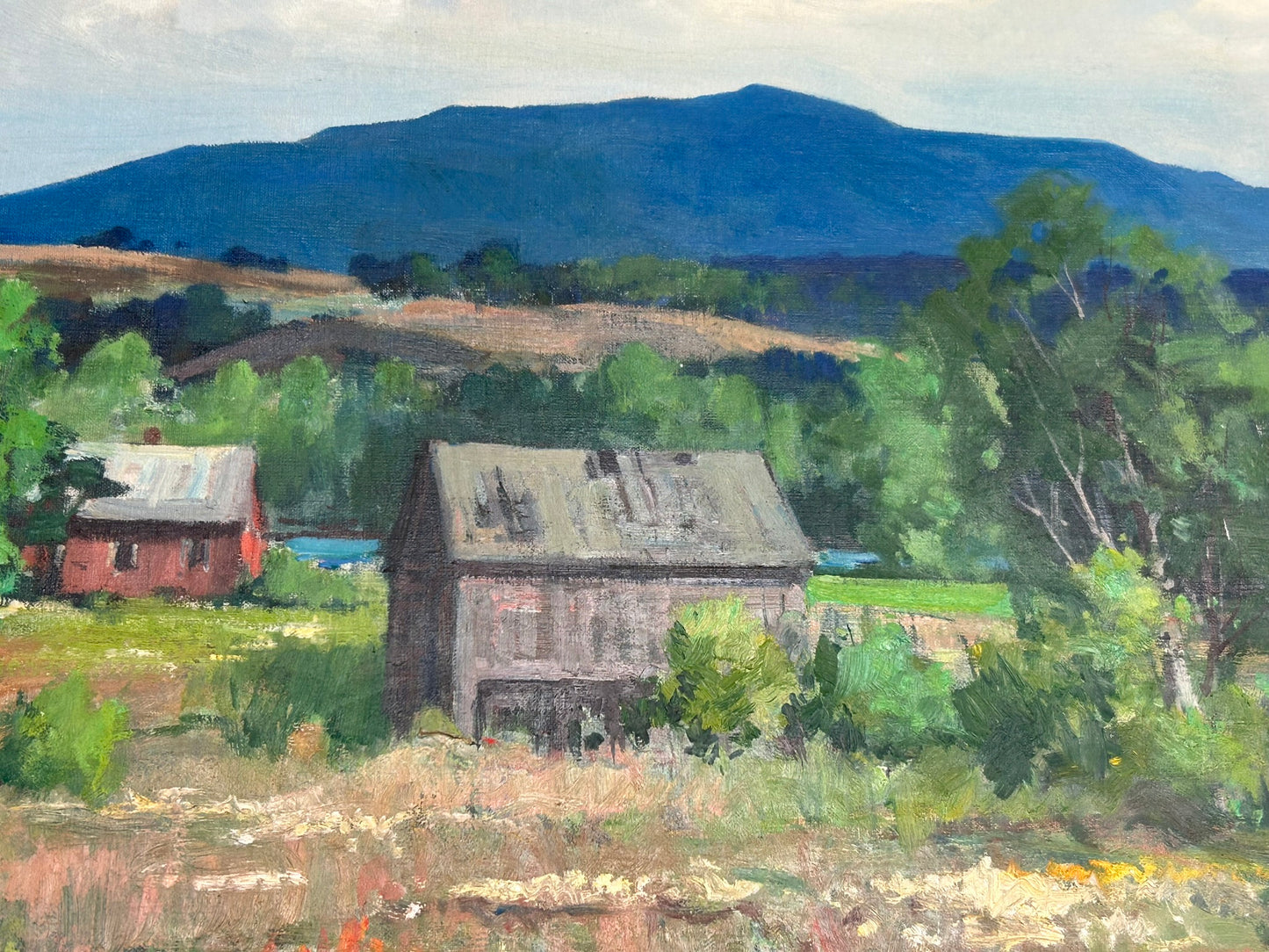 CHARLES CURTIS ALLEN, MASSACHUSETTS AND VERMONT ARTIST PAINTING