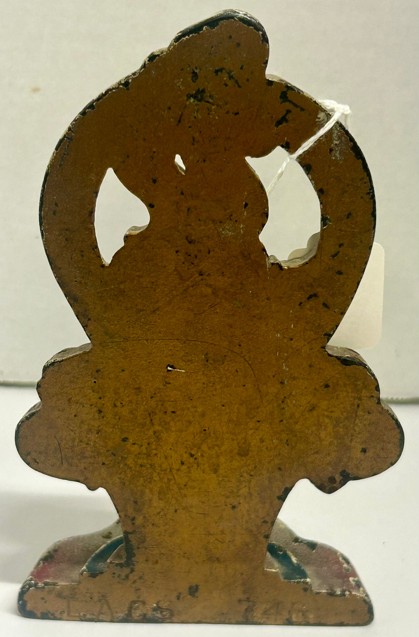 CAST IRON DOORSTOP DECO FLOWER BASKET