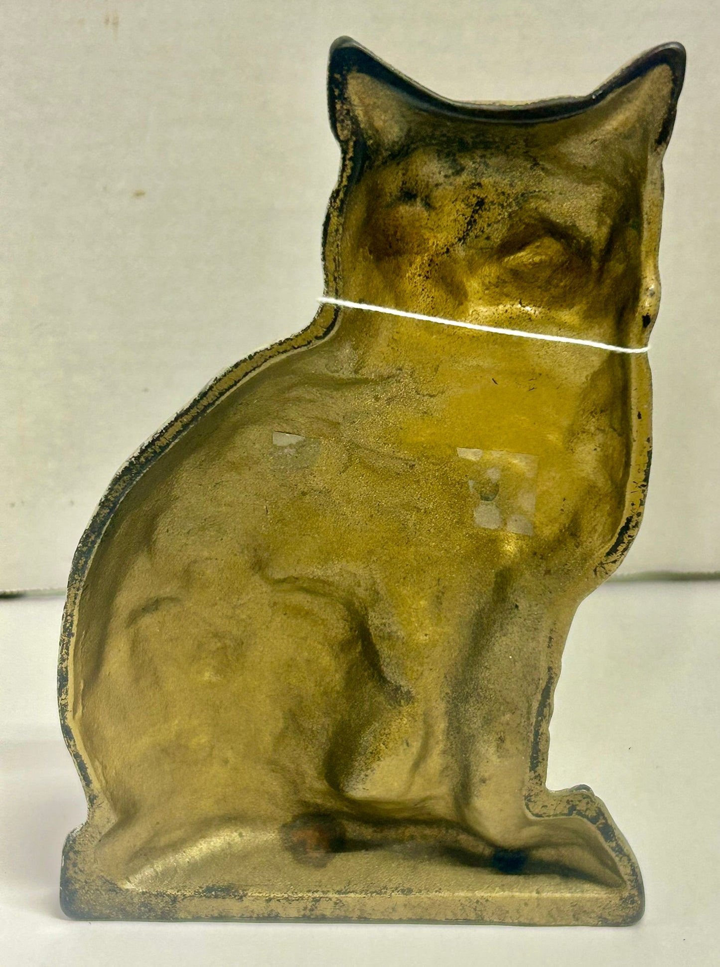 CAST IRON DOORSTOP OF CAT