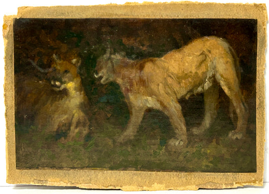 CHARLES T. WEBBER, CINCINNATI & KENTUCKY ARTIST PAINTING