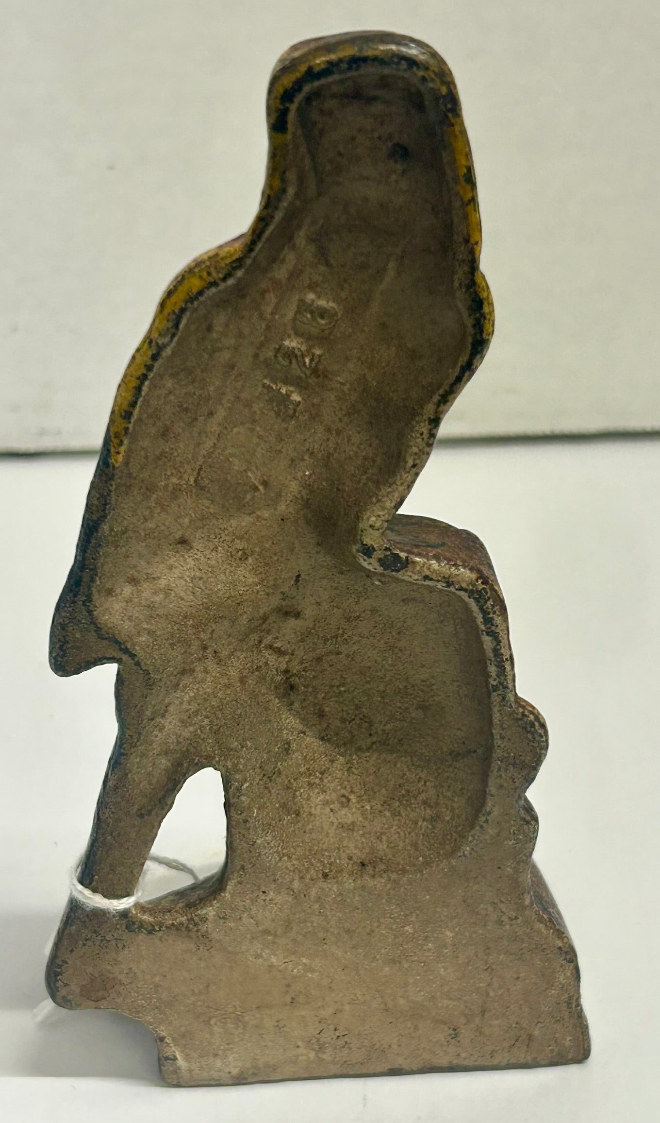 ANTIQUE PARROT CAST IRON DOORSTOP