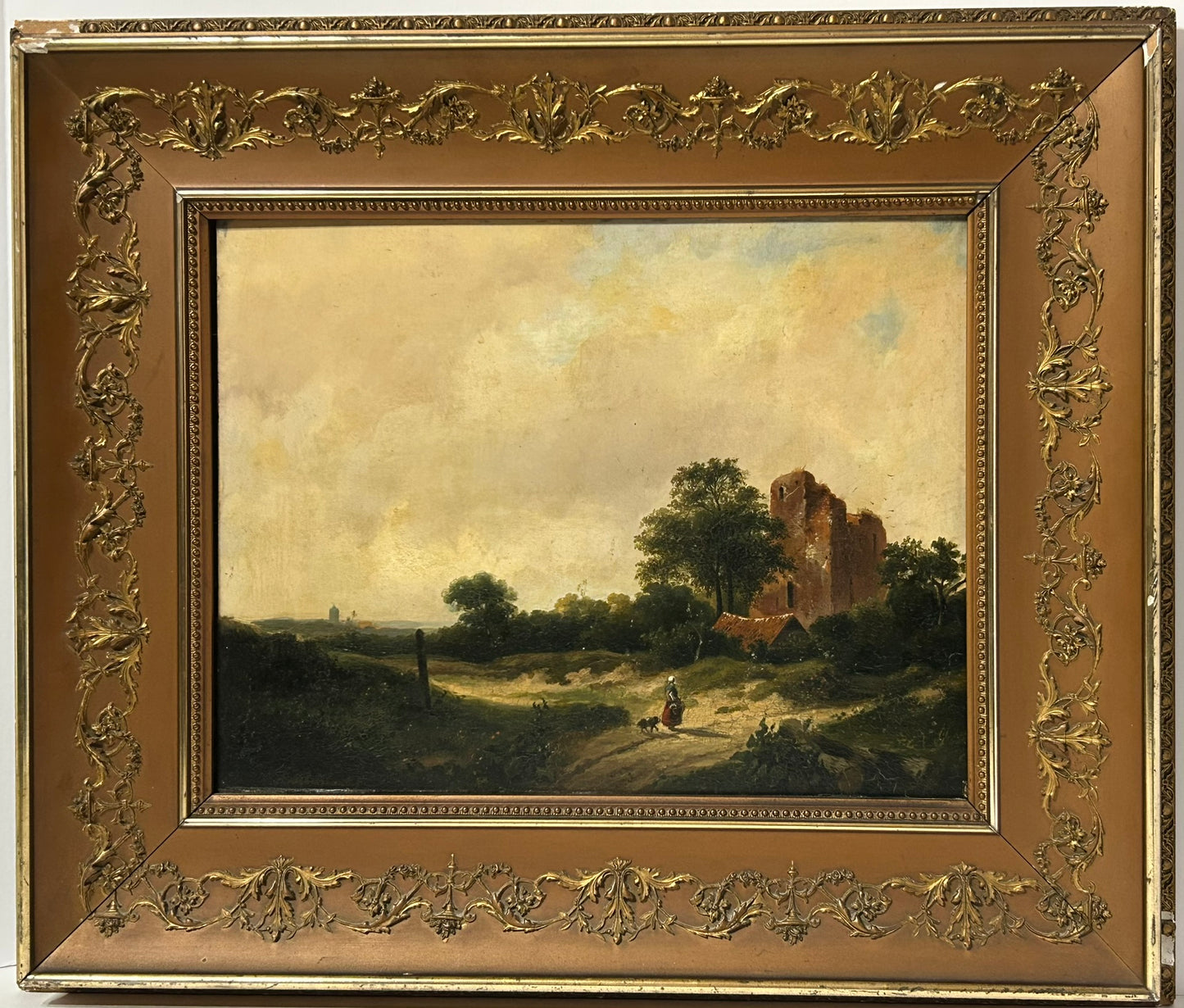 ANDREAS SCHELFHOUT 1787-1870 NETHERLANDS ARTIST LANDSCAPE PAINTING FOR SALE