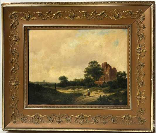 ANDREAS SCHELFHOUT 1787-1870 NETHERLANDS ARTIST LANDSCAPE PAINTING FOR SALE