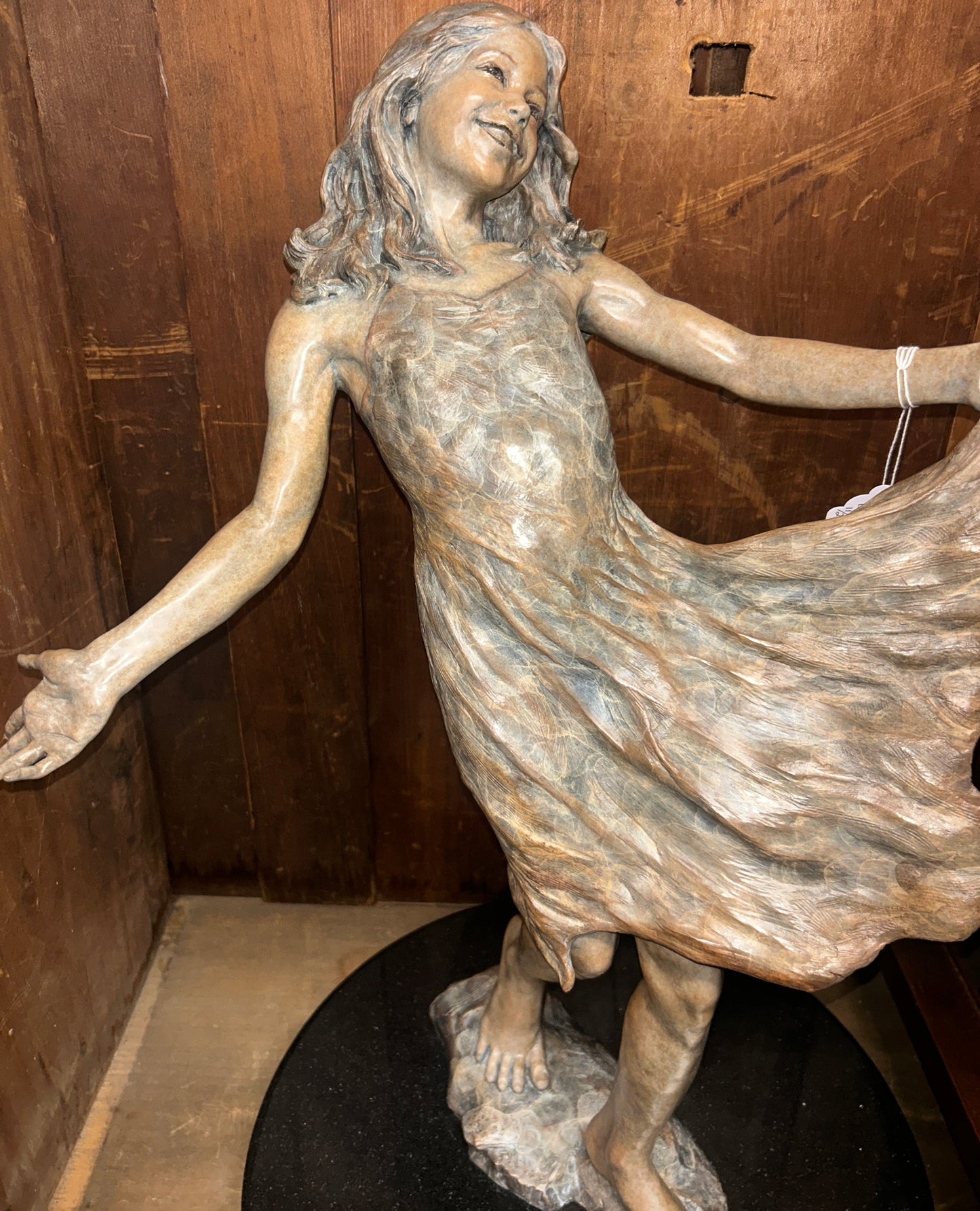 ANGELA MIA DE LA VEGA BRONZE SCULPTURE "DANCING DELIGHT"