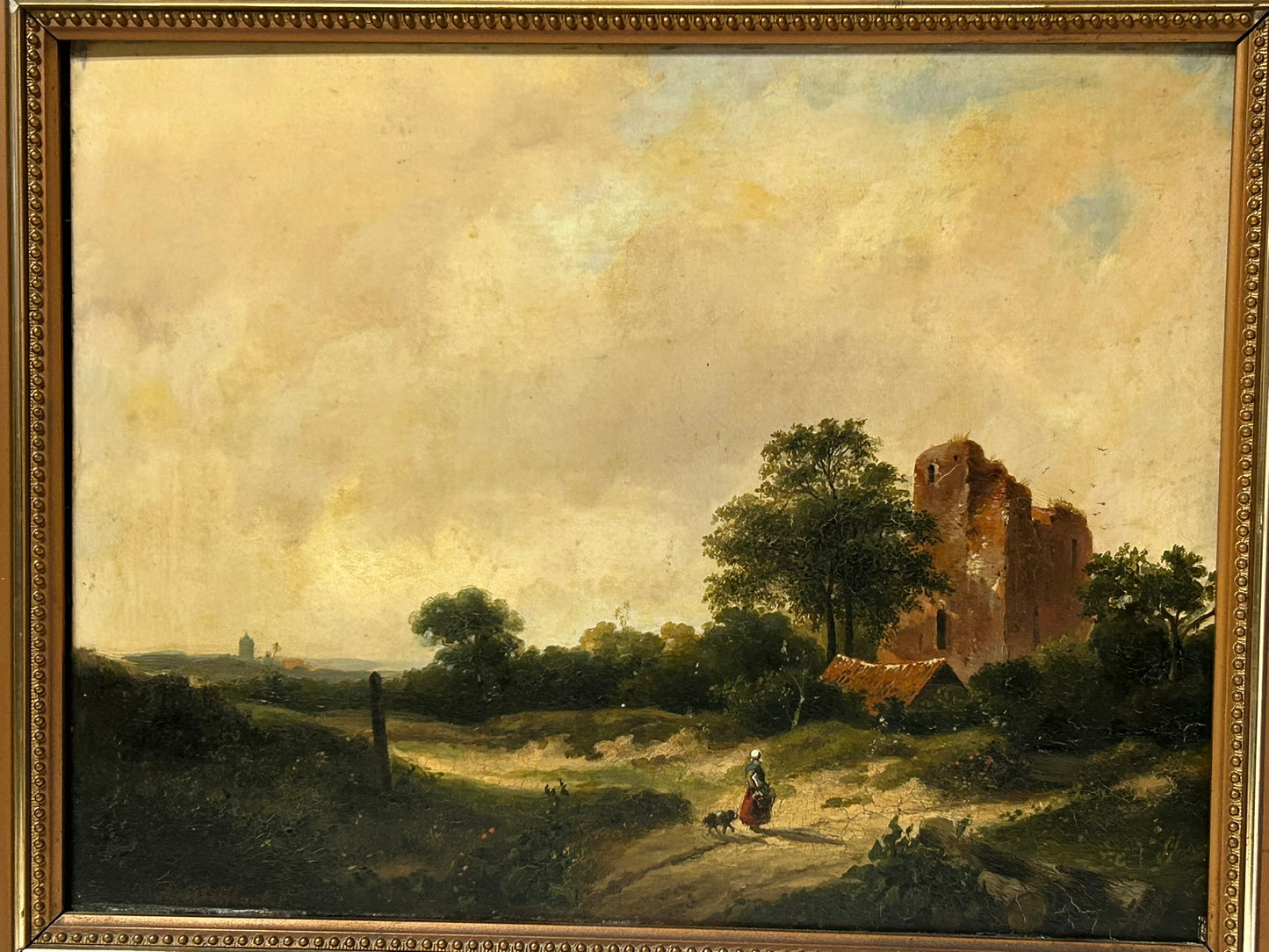 ANDREAS SCHELFHOUT 1787-1870 NETHERLANDS ARTIST LANDSCAPE PAINTING FOR SALE
