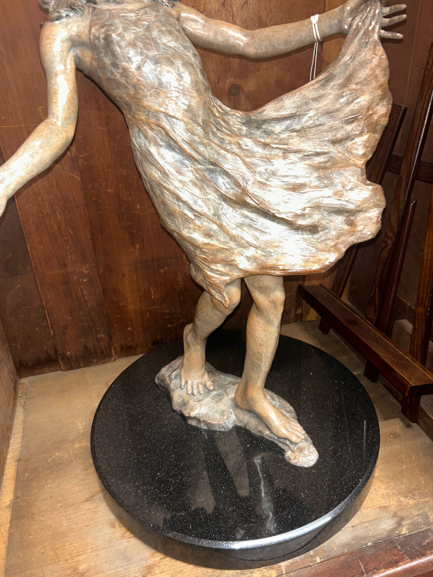 ANGELA MIA DE LA VEGA BRONZE SCULPTURE "DANCING DELIGHT"