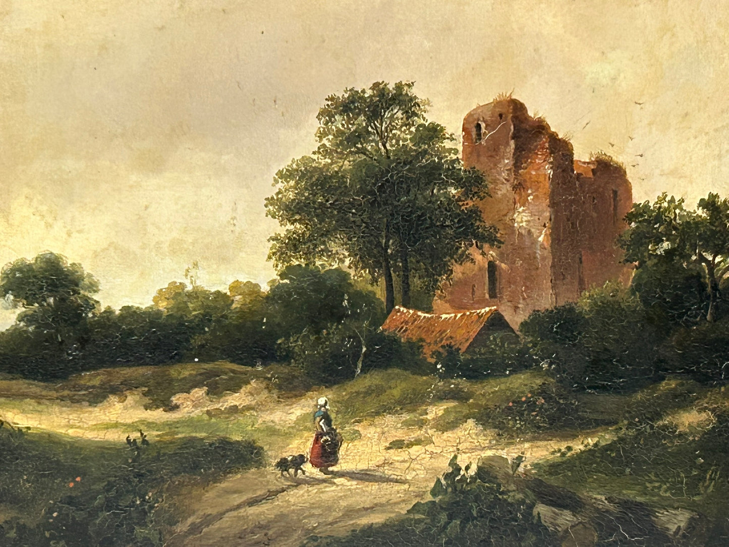 ANDREAS SCHELFHOUT 1787-1870 NETHERLANDS ARTIST LANDSCAPE PAINTING FOR SALE