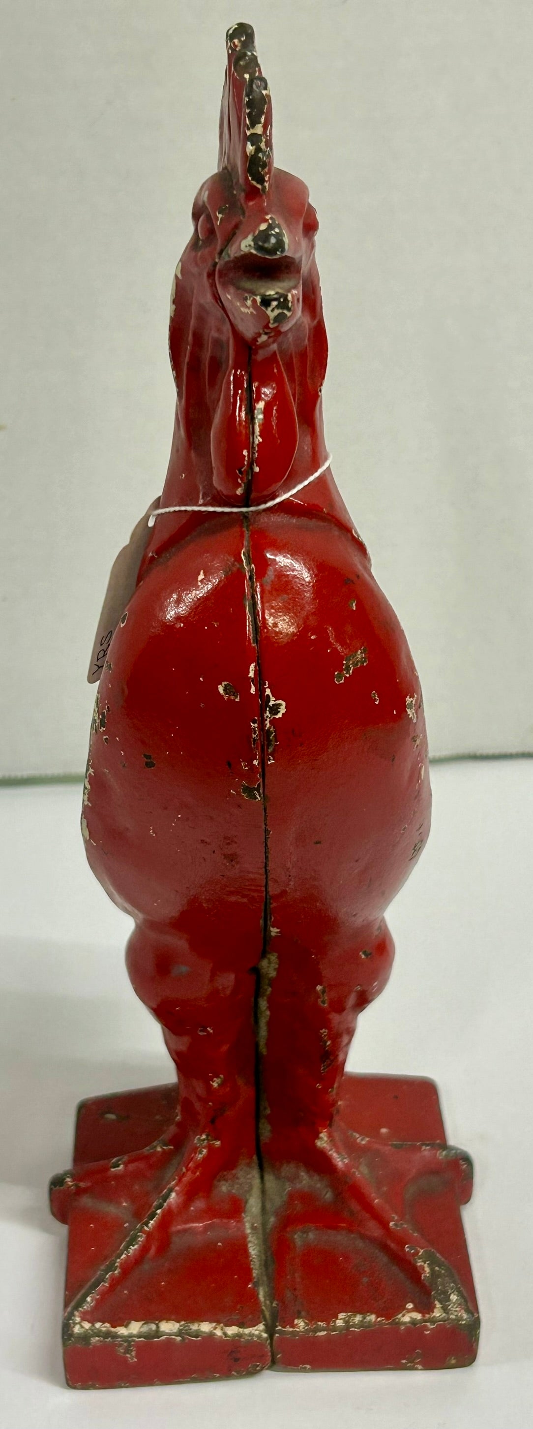 CAST IRON CROWING ROOSTER ANTIQUE DOOR STOP