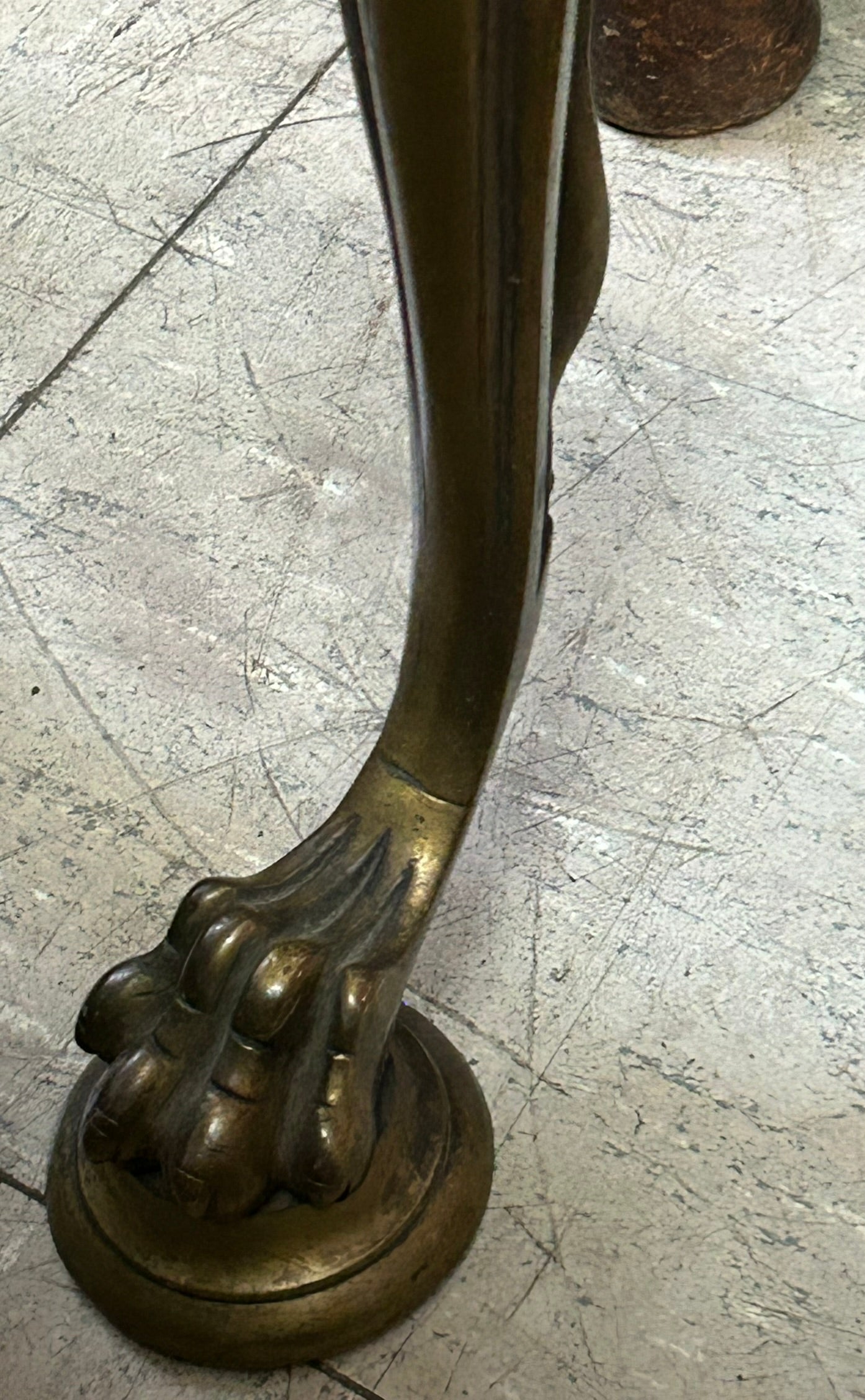 ANTIQUE FANCY BRONZE STAND