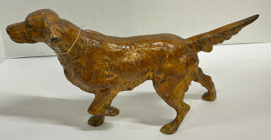 CAST IRON DOORSTOP OF IRISH SETTER BY HUBLEY