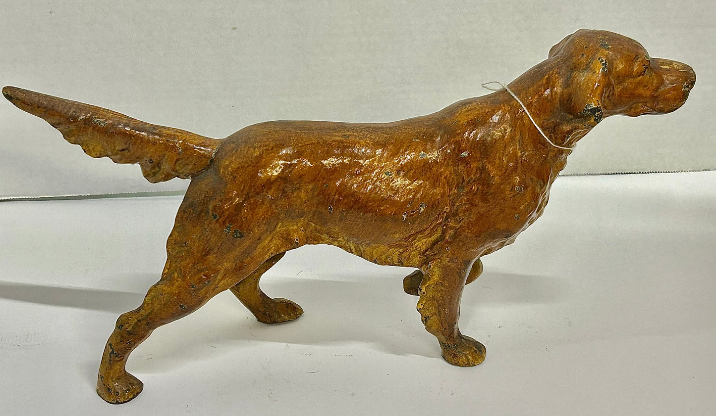 CAST IRON DOORSTOP OF IRISH SETTER BY HUBLEY