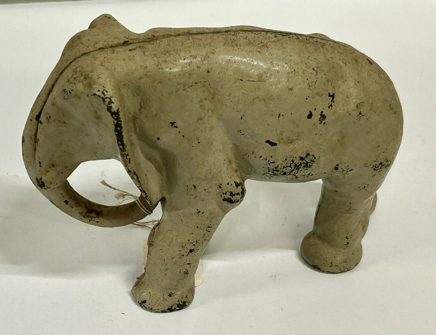CAST IRON ANTIQUE DOORSTOP OF ELEPHANT