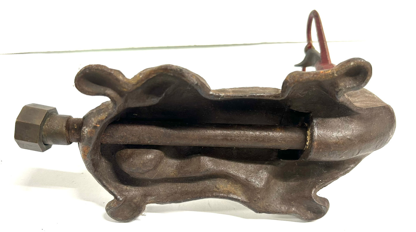 CAST IRON FIGURAL ALLIGATOR LAWN SPRINKLER