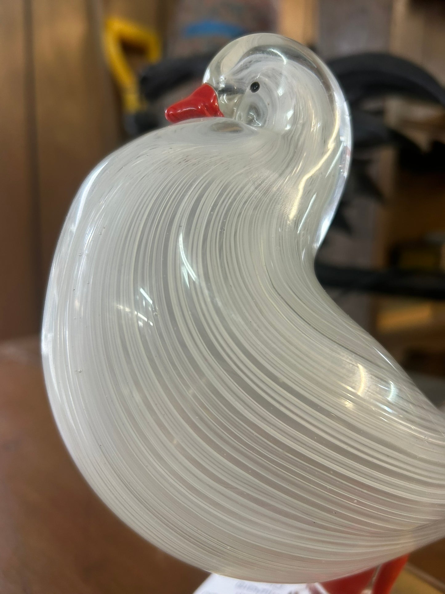 ALFREDO BARBINI MURANO GLASS BIRD CIRCA 1950