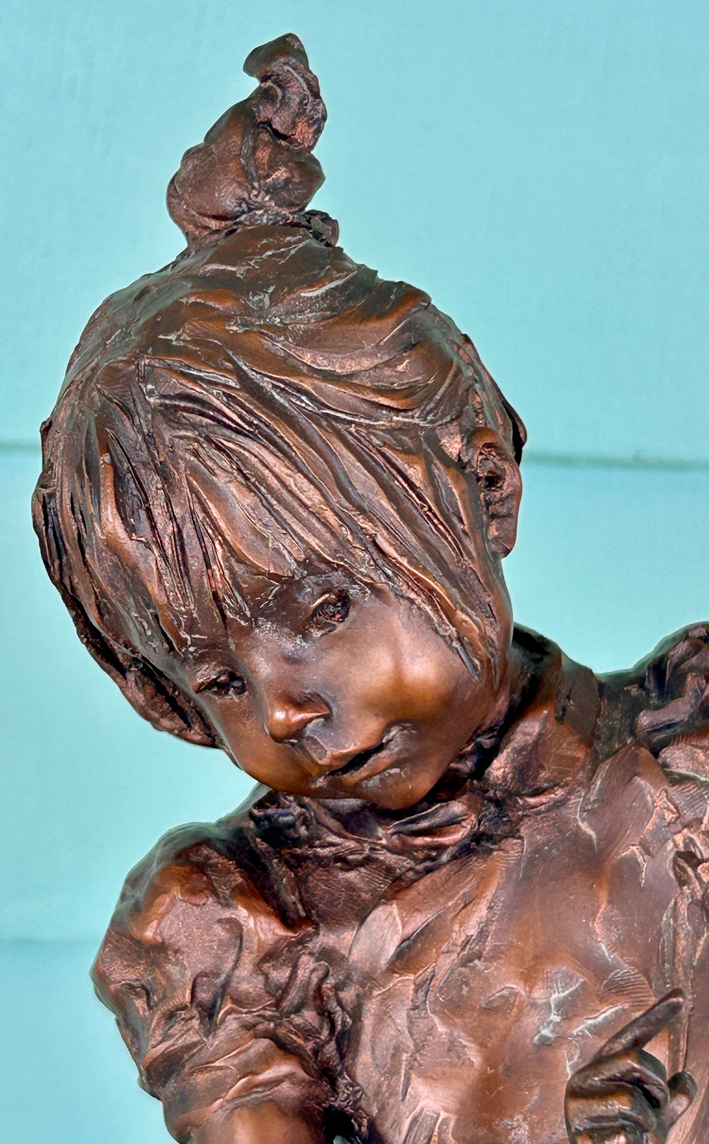 GLENNA GOODACRE 1939-2020 BRONZE SCULPTURE OF GIRL DANCING