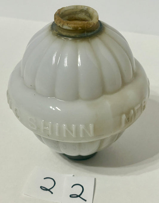 LIGHTING ROD GLASS GLOBE BY SHINN