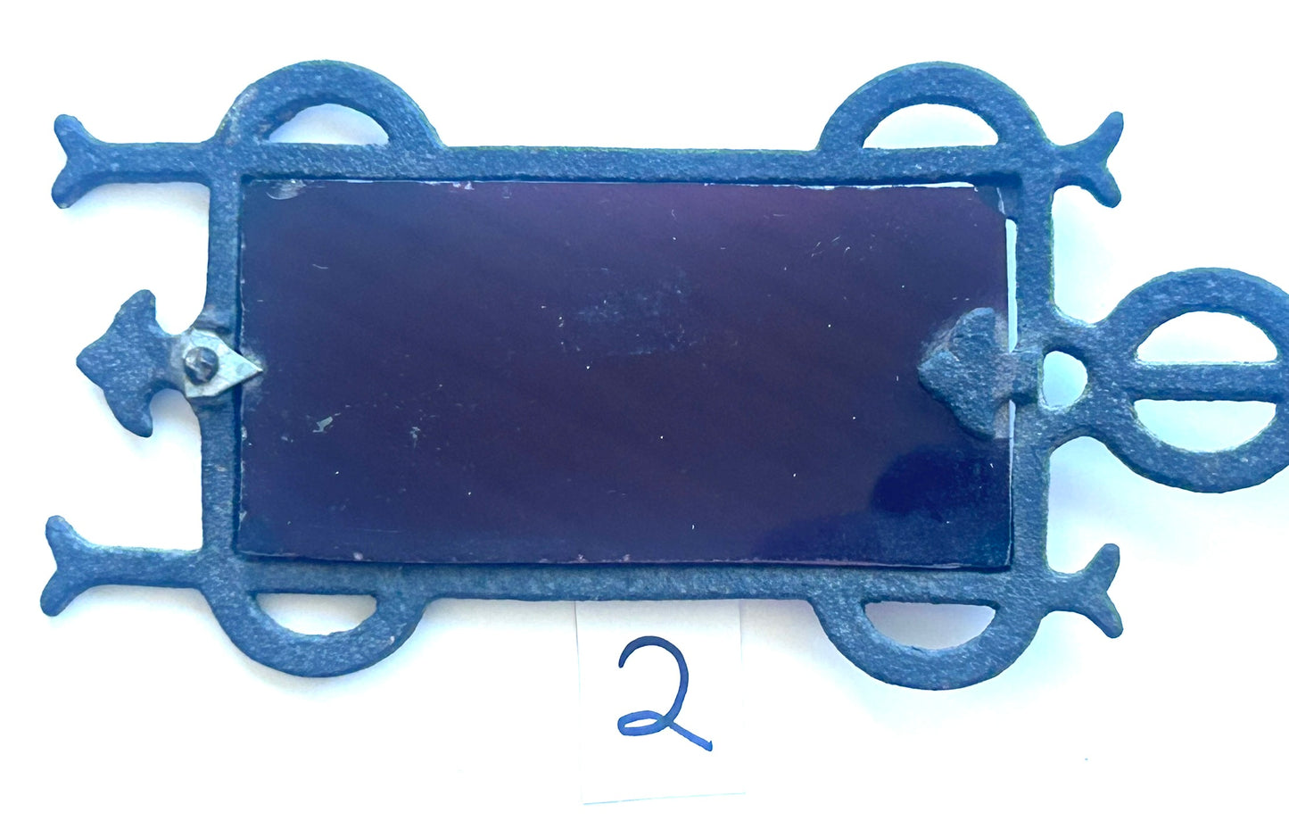 LIGHTNING ROD ARROW WITH RED GLASS TAIL