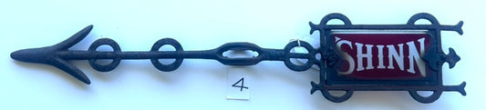 SHINN LIGHTNING ROD ARROW WITH RUBY GLASS TAIL