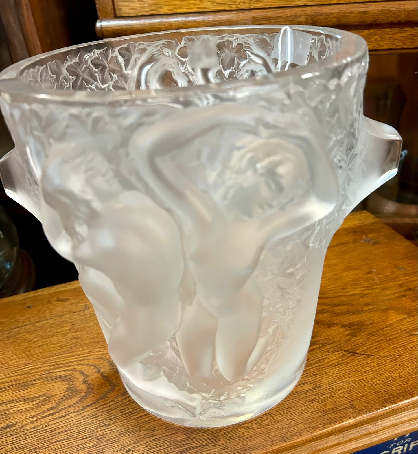 LALIQUE DANCING NUDES ICE BUCKET